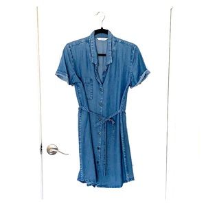 & Other Stories Denim Button Up Dress
